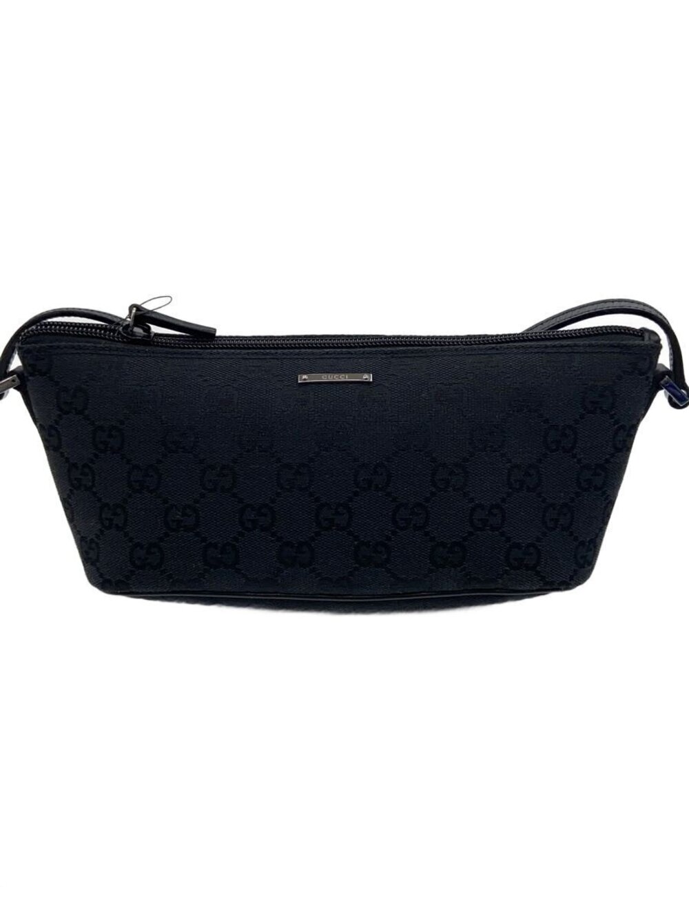 Gucci Pouch Clutch GG Canvas Black All over